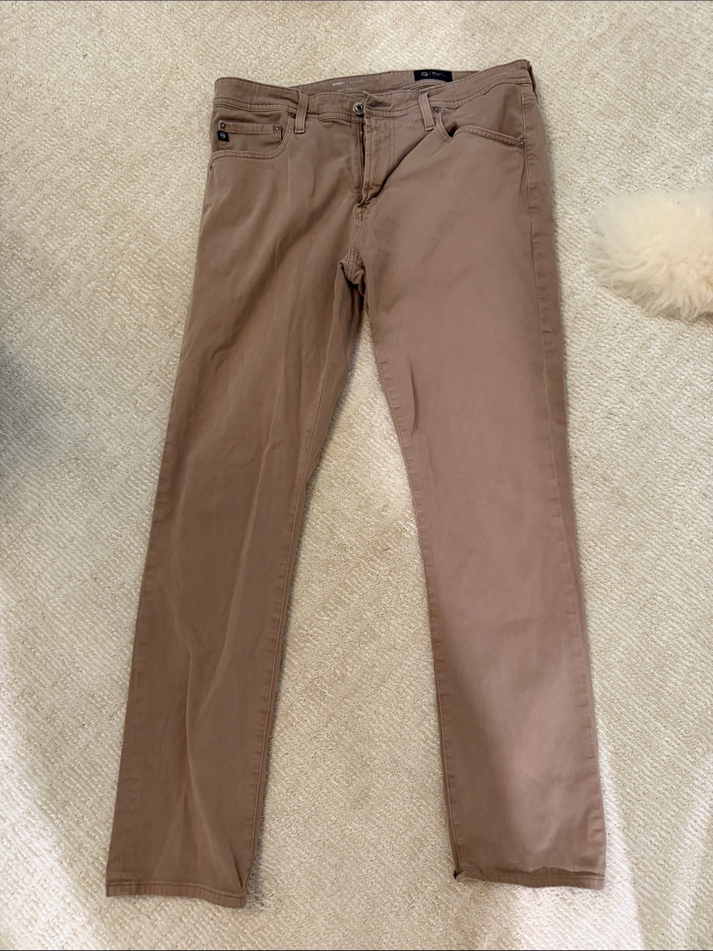 Men’s AG Dark Khaki Jeans -  35x32